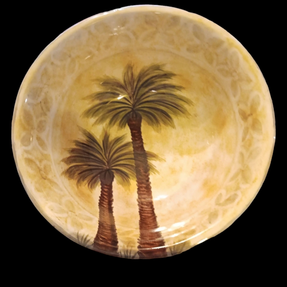 15 in.deep Bellagio hand painted Tabletops Collection Bowl